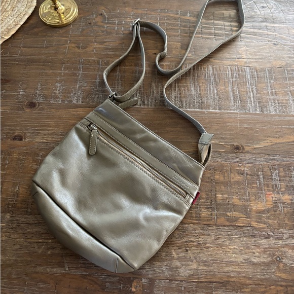 Hedgren Taupe Crossbody Purse - Picture 1 of 6